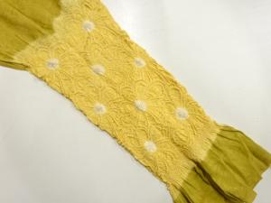 正絹　絞り　帯揚げ